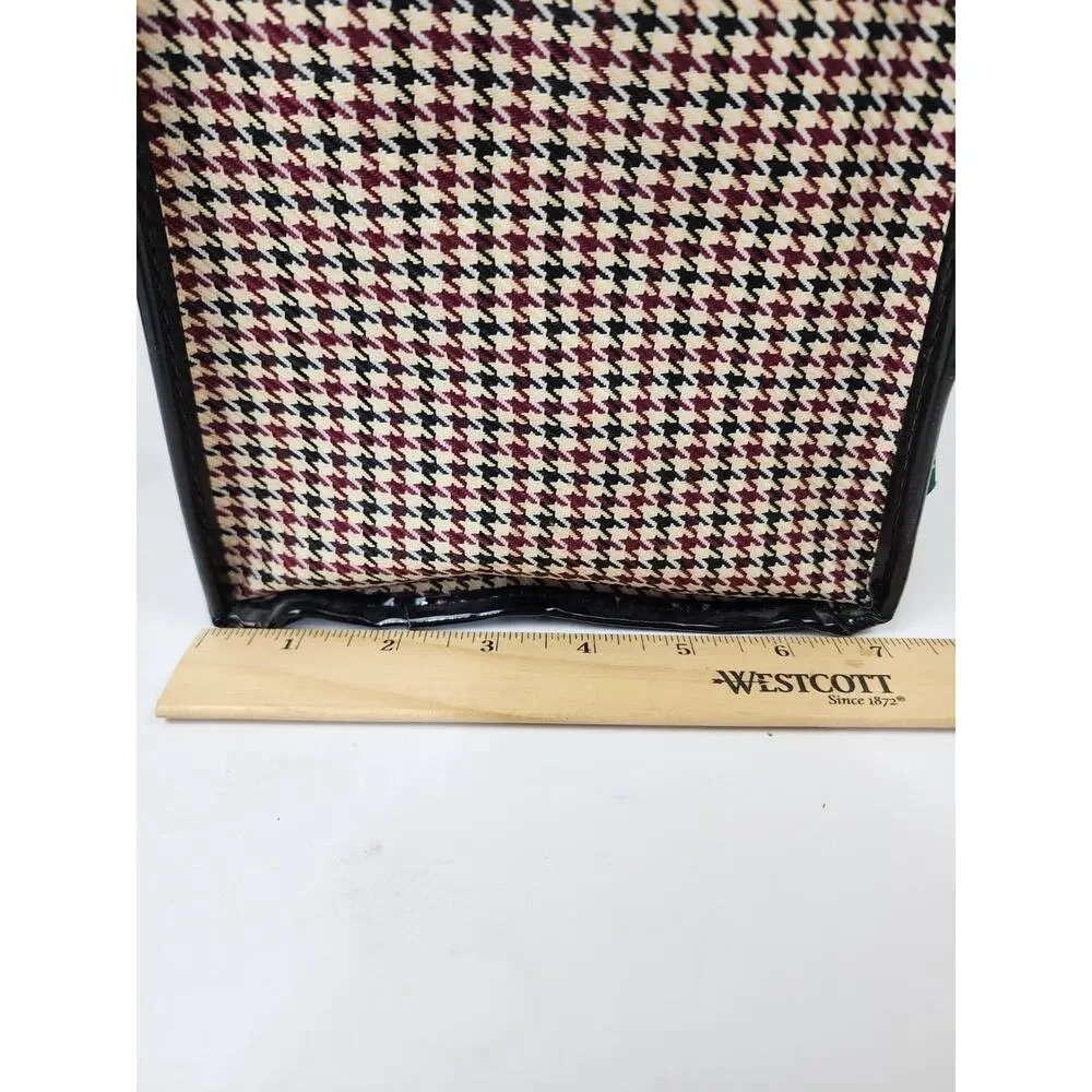 Pet Carrier Soft Sided Small Dog Cat Classic Houndstooth Fashionable Accessory